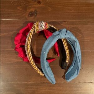 Set of Three Stylish Headbands